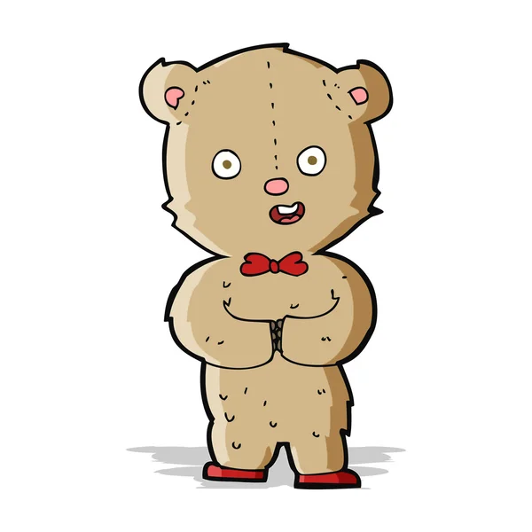 Cartoon teddy bear — Stockvector