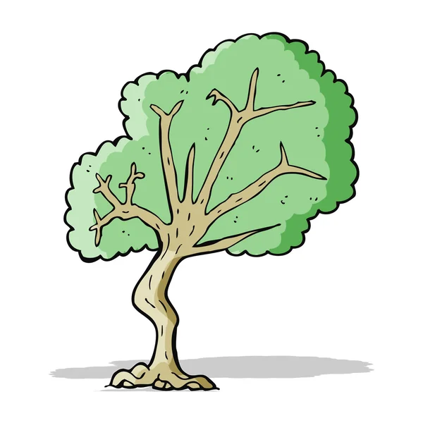 Cartoon-Baum — Stockvektor