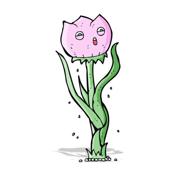 Cartoon bloem — Stockvector