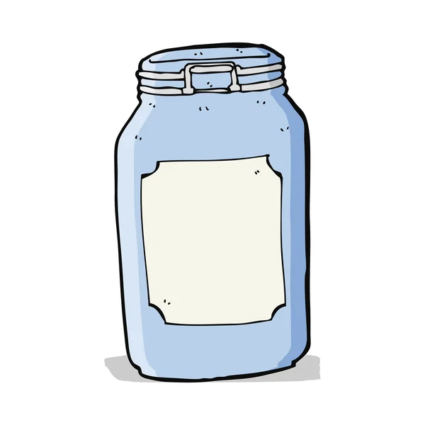 Cartoon jar — Stock Vector