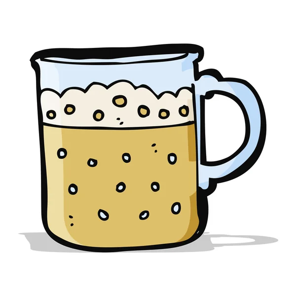 Tazza del fumetto di birra — Vettoriale Stock