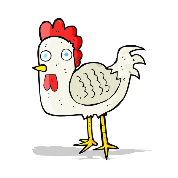 Poulet à dessin animé — Image vectorielle