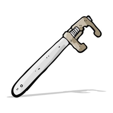 karikatür ayarlanabilir anahtarı