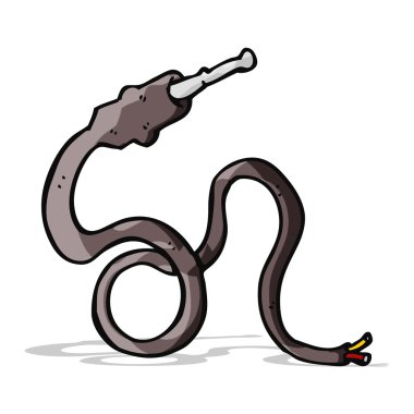 karikatür elektrik sağlama