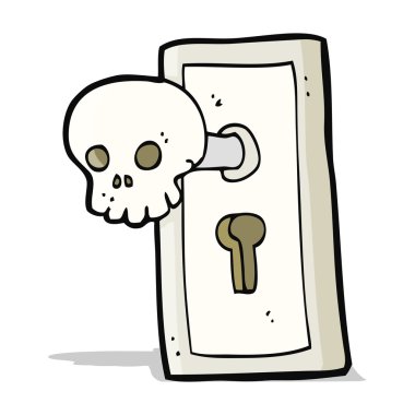 Çizgi film hortlak kapı tokmağı