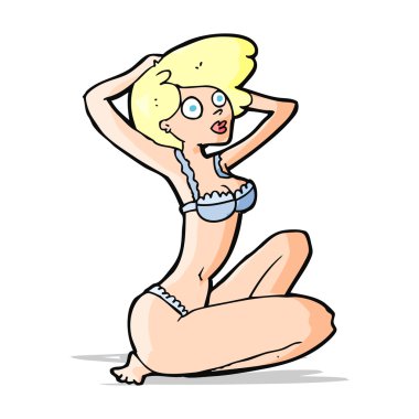 karikatür iç giyim modeli