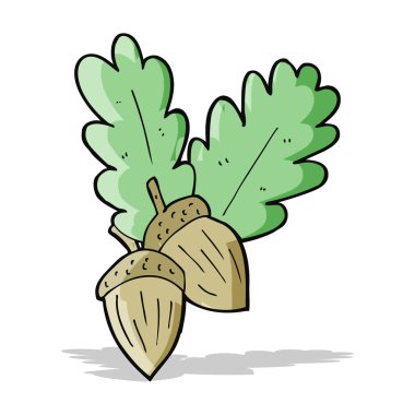 karikatür acorns