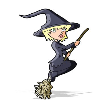 Süpürgeye binen cadı çizgi filmi