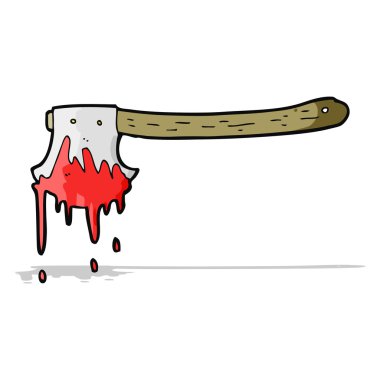 karikatür kanlı balta