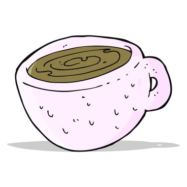 taza de café de la historieta