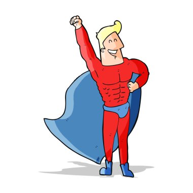 süper kahraman karikatür