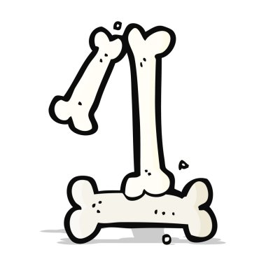 çizgi film cadılar bayramı kemik numarası