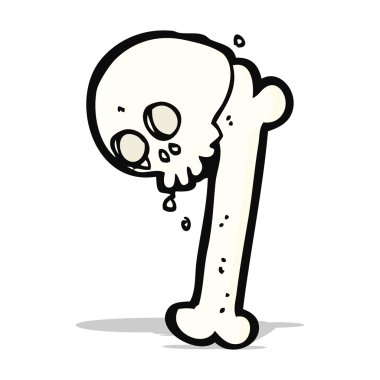 çizgi film cadılar bayramı kemik numarası