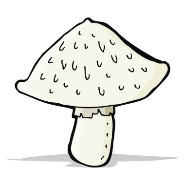 karikatür yabani mantar