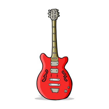 çizgi film elektro gitar