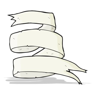 eski kaydırma afiş karikatür