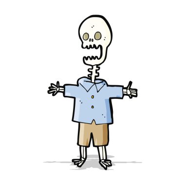 karikatür iskelet