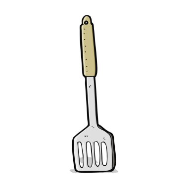 spatule de cuisine dessin animé