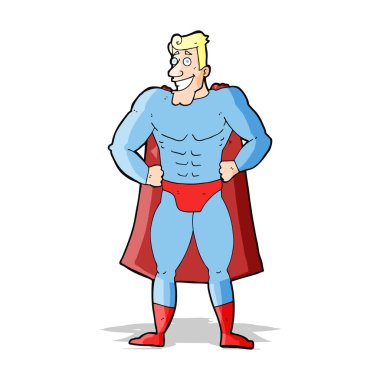 süper kahraman karikatür