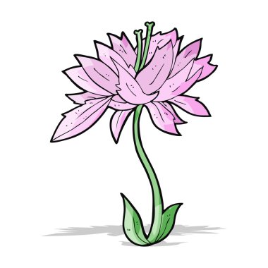 karikatür çiçek