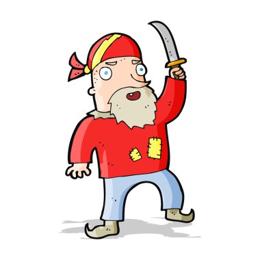 Cartoon piraat