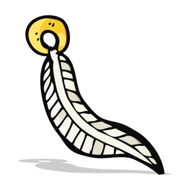 çizgi film tüy Anahtarlık