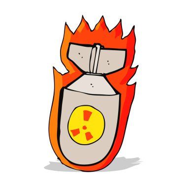 çizgi film yanan bomba