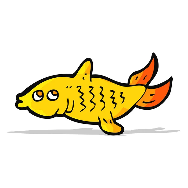 漫画魚 — ストックベクタ