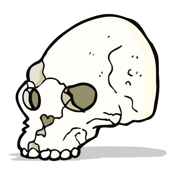 Kreskówka upiorny czaszki — Wektor stockowy