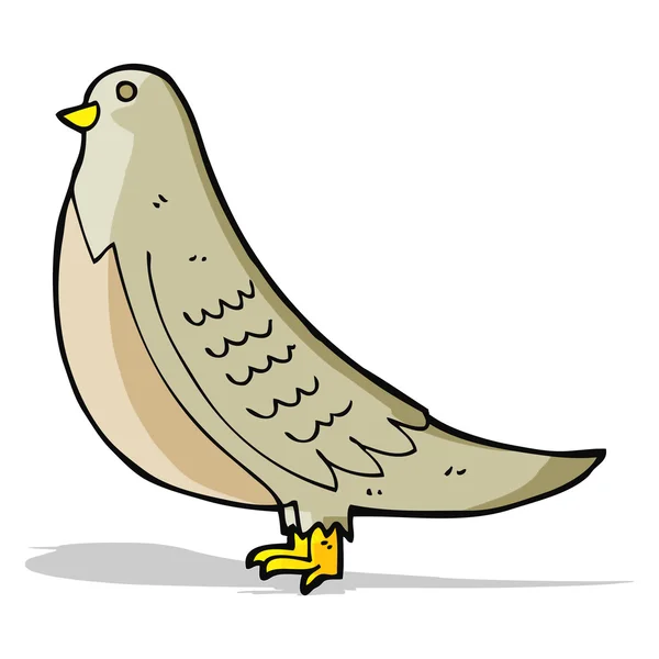 Desenho animado pássaro comum — Vetor de Stock