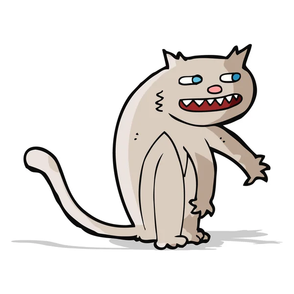 Cartoon glückliche Katze — Stockvektor