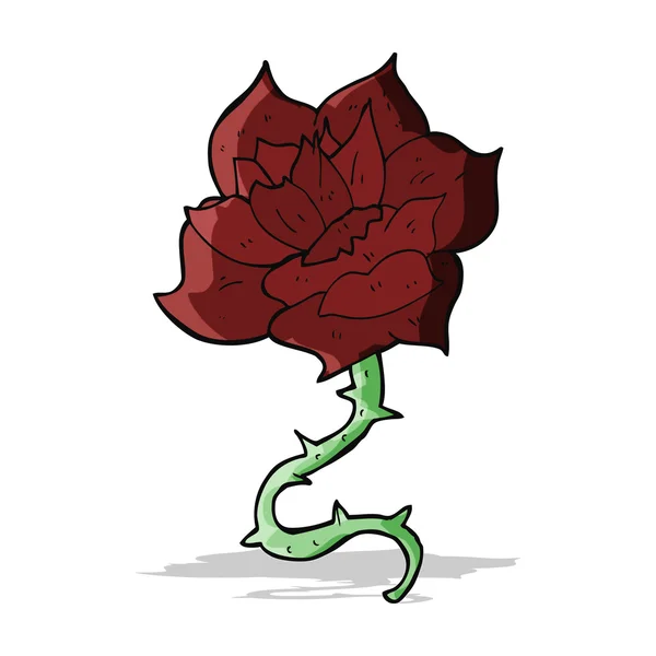 Cartoon rose — Stockvector