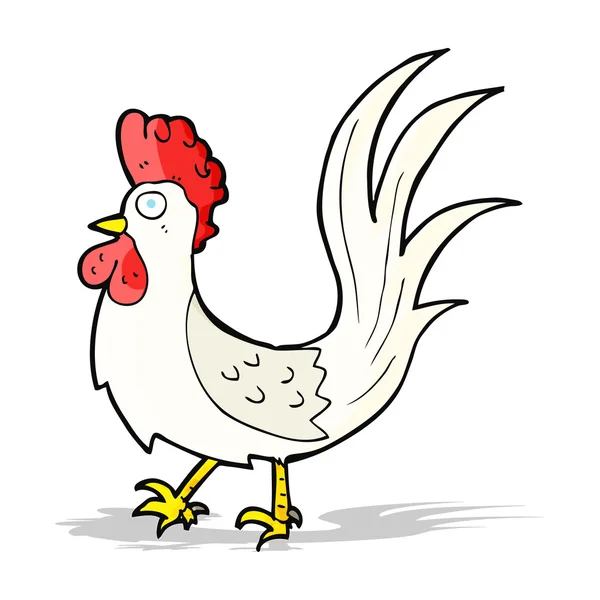 Cartoon cockerel — Stock Vector