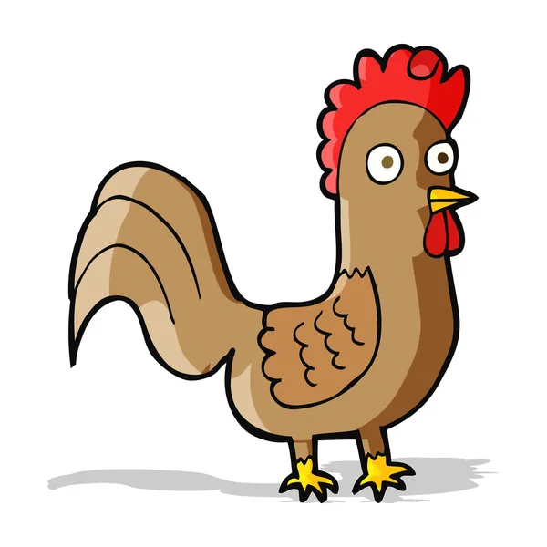 Cartoon rooster — Stock Vector