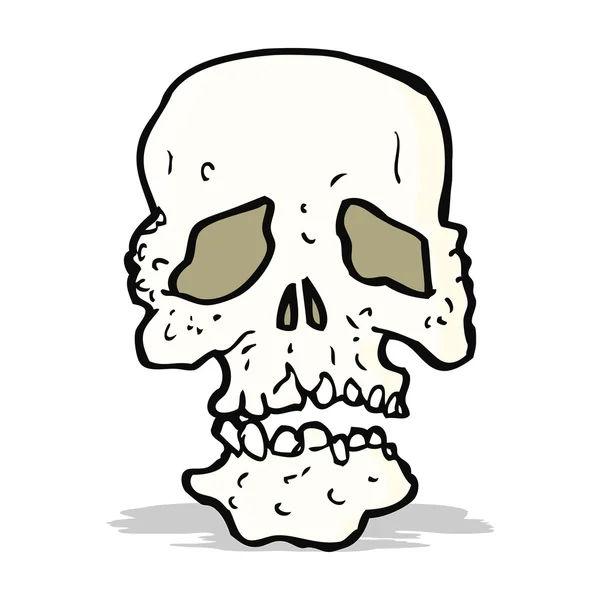 Cartoon skull — Stock Vector