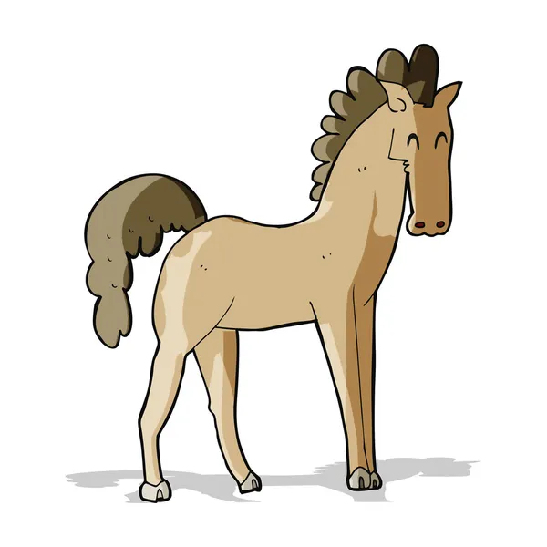 Caballo de dibujos animados — Archivo Imágenes Vectoriales