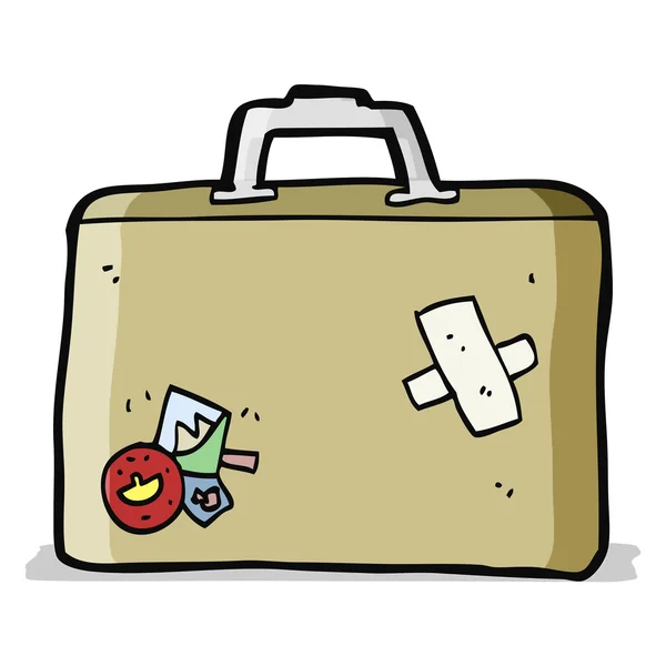 Kreslený zavazadla — Stockový vektor