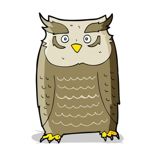 Cartoon owl — Stock Vector