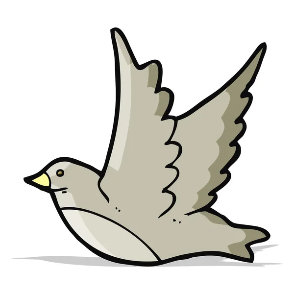 Мультфильм летающая птица — стоковый вектор
