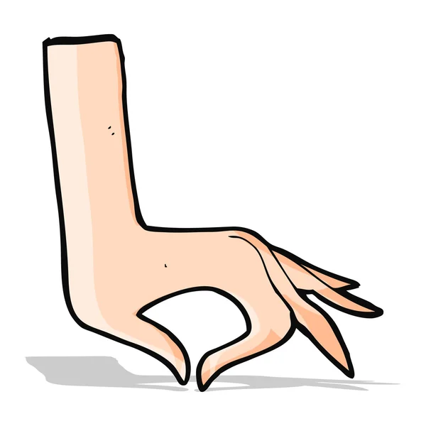 Simbol tangan kartun - Stok Vektor