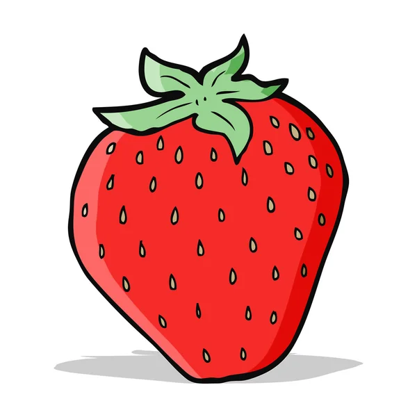 Caricature fraise — Image vectorielle