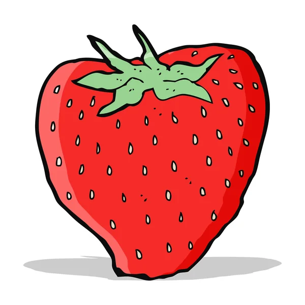 Caricature fraise — Image vectorielle