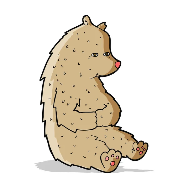 かわいい漫画のクマ — ストックベクタ