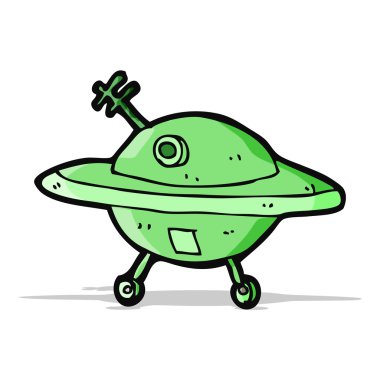 karikatür uçan daire