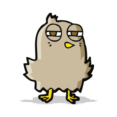 komik karikatür kuş