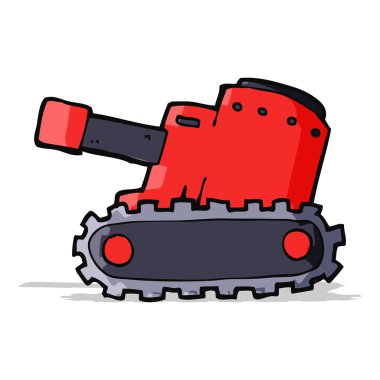 cartooon askeri tank