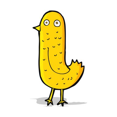 komik karikatür kuş