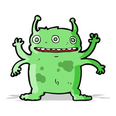 çizgi film uzaylı canavar