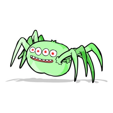 çizgi film korkunç örümcek