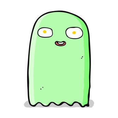 komik karikatür hayalet